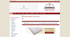 Desktop Screenshot of firesidebibles.com