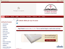 Tablet Screenshot of firesidebibles.com